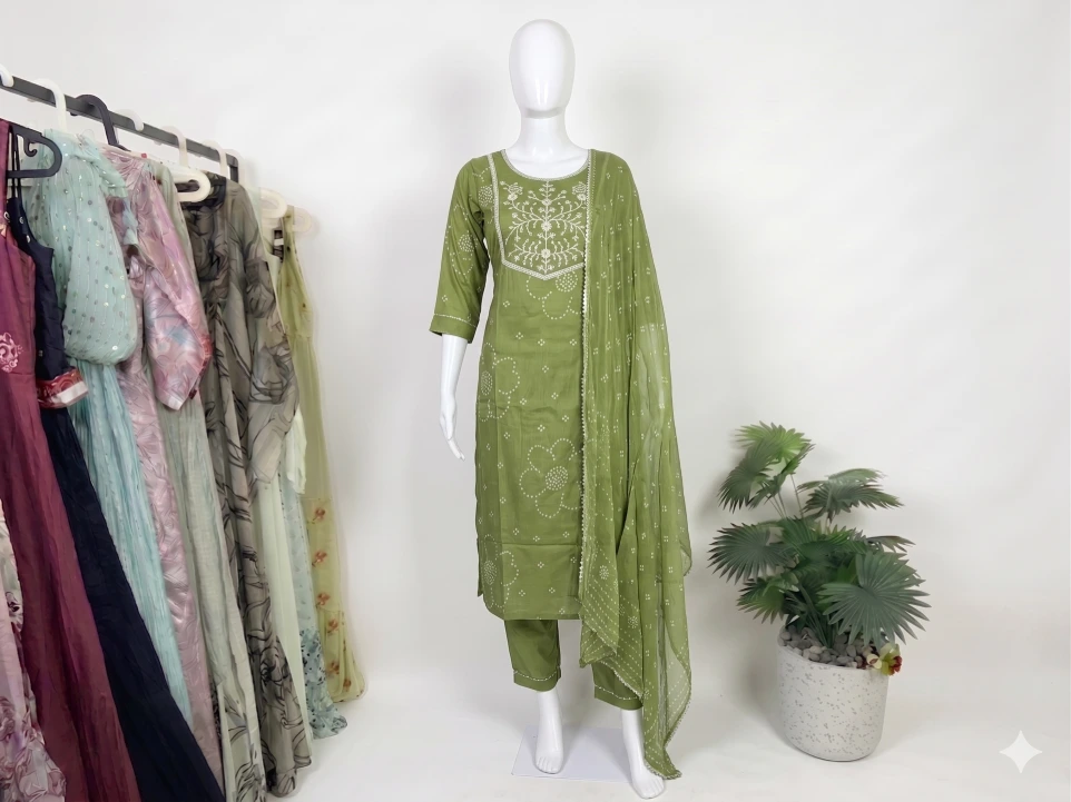 bandhani dress