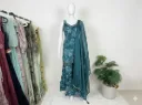 Teal Bloom Plazo Set