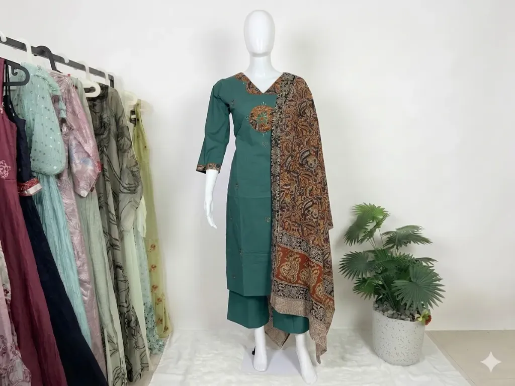 [SKU/KALAMKARI/001] The Kalamkari Sage Set (M)