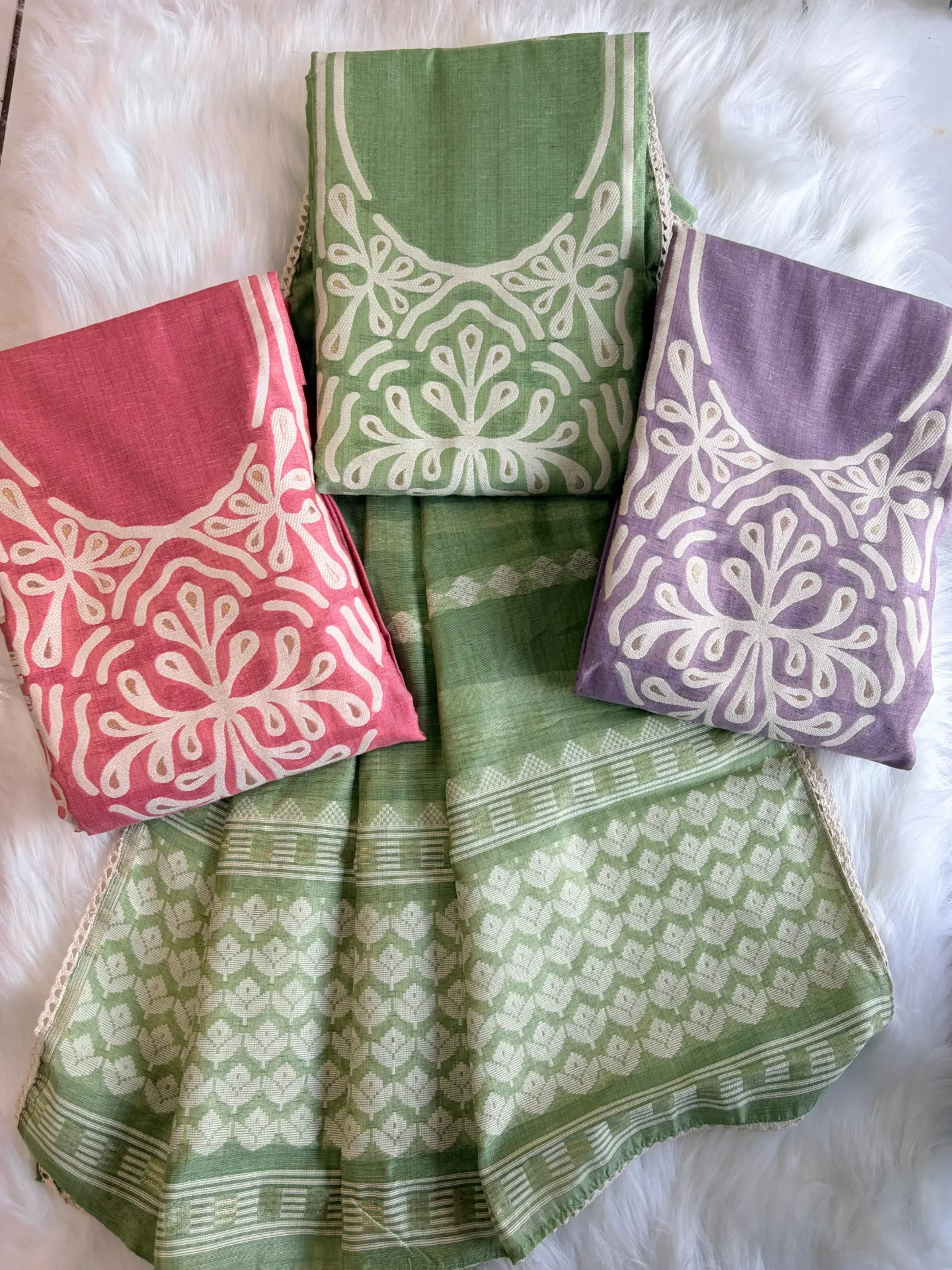 Silk Weaving Dress Material