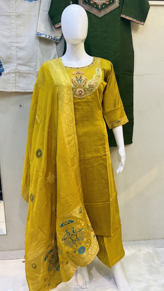Yellow Plazo dress