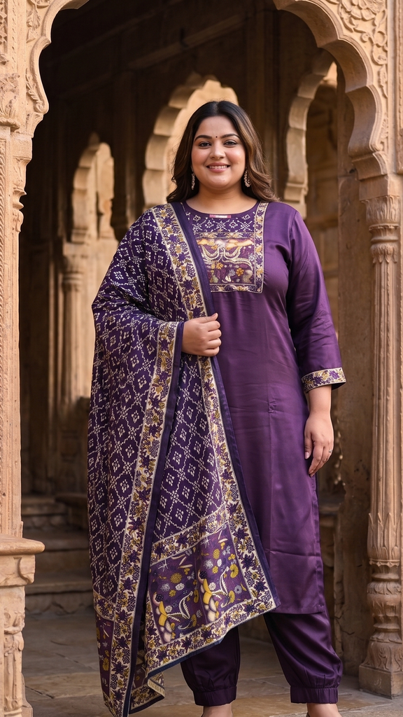 Elegant Deep Purple Straight Dress